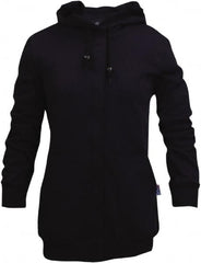 National Safety Apparel - Size 5XL Navy Flame Resistant/Retardant Sweatshirt - Exact Tool & Supply