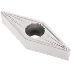 Seco - VBMT330.5 MF2 Grade TP3501 Carbide Turning Insert - TiCN/Al2O3 Finish, 35° Diamond, 3/8" Inscr Circle, 3/16" Thick, 0.2mm Corner Radius - Exact Tool & Supply