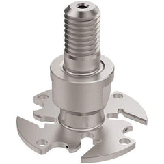 Seco - Modular Connection Connection, 0.122" Cutting Width, 0.5079" Depth of Cut, 40mm Cutter Diam, 4 Tooth Indexable Slotting Cutter - R335.10 Toolholder, 150.10 Insert, Right Hand Cutting Direction - Exact Tool & Supply