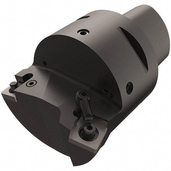 Seco - Left Hand\xB6Right Hand Cut, Size C8, CN..1606.. & SN..1506.. Insert Compatiblity, Internal Modular Turning & Profiling Cutting Unit Head - 45mm Ctr to Cutting Edge, 85mm Head Length, Through Coolant, Series MTM - Exact Tool & Supply