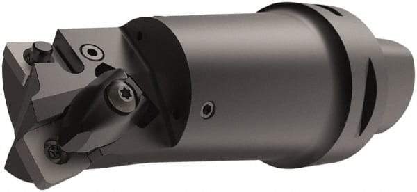 Seco - Left Hand\xB6Right Hand Cut, Size C6, CN..1606.. & SN..1506.. Insert Compatiblity, Internal Modular Turning & Profiling Cutting Unit Head - 27mm Ctr to Cutting Edge, 134mm Head Length, Through Coolant, Series MTM - Exact Tool & Supply