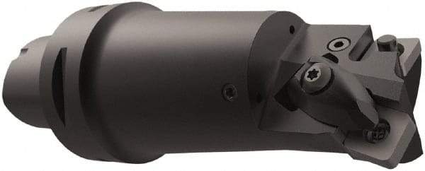 Seco - Left Hand\xB6Right Hand Cut, Size C6, CN..1606.. & SN..1506.. Insert Compatiblity, Internal Modular Turning & Profiling Cutting Unit Head - 27mm Ctr to Cutting Edge, 134mm Head Length, Through Coolant, Series MTM - Exact Tool & Supply