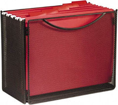 Safco - Black File Boxes-Storage - Steel, Mesh - Exact Tool & Supply
