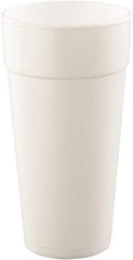 DART - Drink Foam Cups, Hot/Cold, 24 oz, 25/Bag, 20 Bags/Carton - White - Exact Tool & Supply