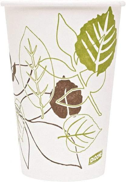 Dixie - Pathways Paper Hot Cups, 16 oz, 1000/Carton - Multicolor - Exact Tool & Supply