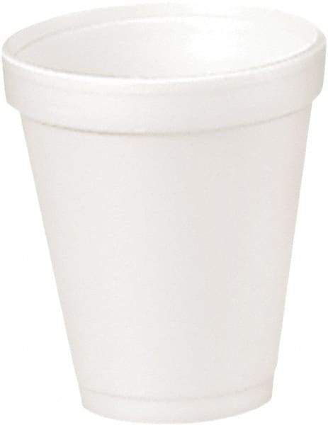 DART - Foam Drink Cups, 4 oz, 25/Bag, 40 Bags/Carton - White - Exact Tool & Supply
