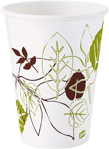Dixie - Pathways Paper Hot Cups, 12 oz, 1000/Carton - Multicolor - Exact Tool & Supply