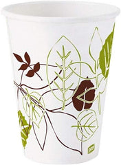 Dixie - Pathways Paper Hot Cups, 12 oz, 1000/Carton - Multicolor - Exact Tool & Supply