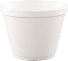 DART - Food Containers, Foam, 12 oz, 25/Bag, 20 Bags/Carton - White - Exact Tool & Supply