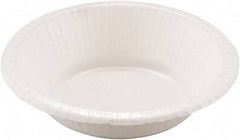 Dixie Basic - Basic Paper Dinnerware, Bowls, 12 oz, 1000/Carton - White - Exact Tool & Supply