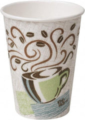 Dixie - Hot Cups, Paper, 12 oz, 50/Pack - Coffee Dreams Design - Exact Tool & Supply