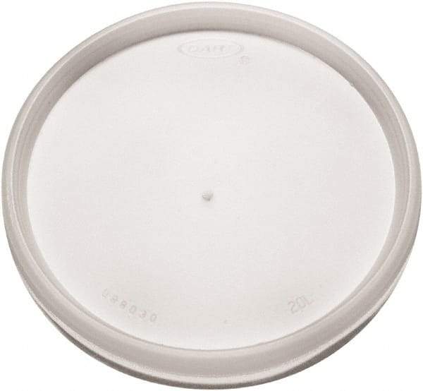 DART - Plastic Lids, for 8, 12, 16 oz Hot/Cold Foam Cups, Vented, 1000/Carton - Translucent - Exact Tool & Supply