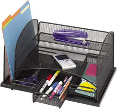 Safco - Black Combination File Sorter - Steel - Exact Tool & Supply