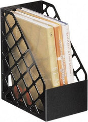 UNIVERSAL - Black Magazine Stand - Plastic - Exact Tool & Supply