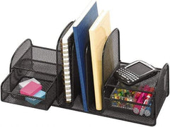 Safco - Black Document Organizer - Steel, Mesh - Exact Tool & Supply