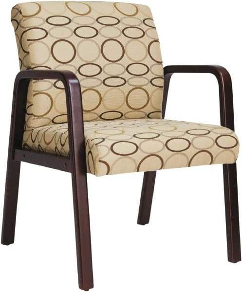 ALERA - Tan Fabric Guest Chair - 24" Wide x 33-1/4" High - Exact Tool & Supply