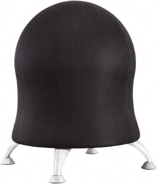 Safco - Black Nylon Ball Chair - 19" Wide x 23" High - Exact Tool & Supply