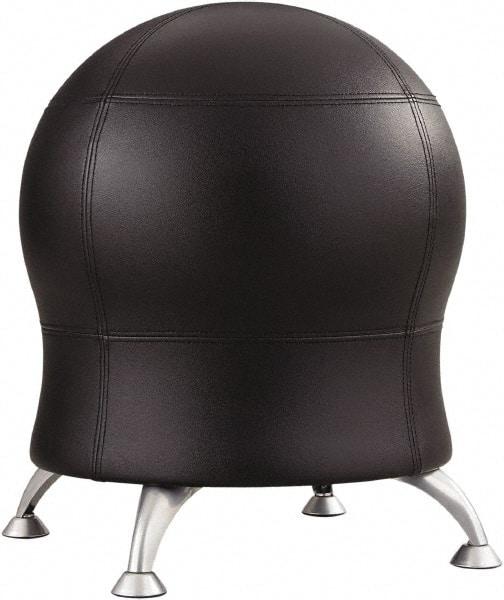 Safco - Black Vinyl Ball Chair - 18-3/4" Wide x 23" High - Exact Tool & Supply