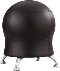 Safco - Black Vinyl Ball Chair - 18-3/4" Wide x 23" High - Exact Tool & Supply