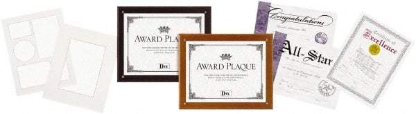 Dax - Mahogany Document Holders-Certificate/Document - 11" High x 8-1/2" Wide - Exact Tool & Supply