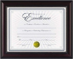 Dax - Rosewood Document Holders-Certificate/Document - 11" High x 8-1/2" Wide - Exact Tool & Supply