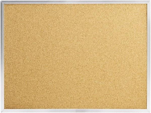 Mead - 24" Wide x 18" High Open Cork Bulletin Board - Natural (Color) - Exact Tool & Supply