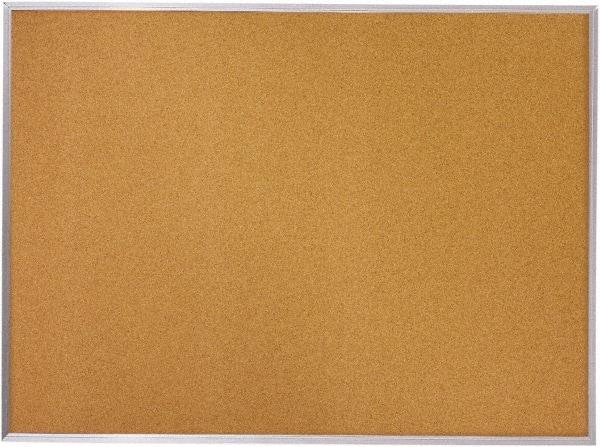 Mead - 36" Wide x 24" High Open Cork Bulletin Board - Natural (Color) - Exact Tool & Supply