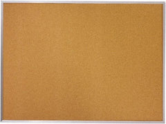 Mead - 36" Wide x 24" High Open Cork Bulletin Board - Natural (Color) - Exact Tool & Supply