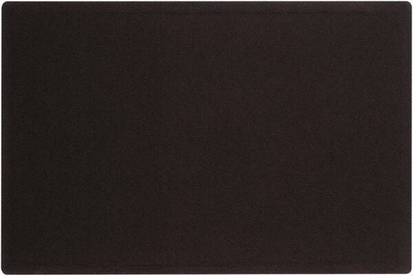 Quartet - 48" Wide x 36" High Cork Bulletin Board - Fabric, Black - Exact Tool & Supply