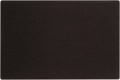 Quartet - 36" Wide x 24" High Cork Bulletin Board - Fabric, Black - Exact Tool & Supply