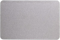 Quartet - 36" Wide x 24" High Cork Bulletin Board - Fabric, Gray - Exact Tool & Supply