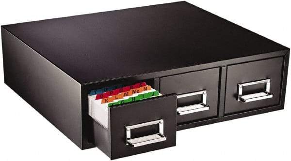 SteelMaster - 4,500 Drawer Card Cabinet - 3" x 5" - Exact Tool & Supply