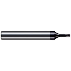 Harvey Tool - 3/8-16 Internal/External 16 TPI 5/16" Shank 3-Flute Solid Carbide Helical Flute Thread Mill - Exact Tool & Supply