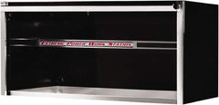 EXTREME TOOLS - Tool Storage Workstation - 55" Wide x 30" Deep x 26-3/8" High, 11 Gauge Steel, Black - Exact Tool & Supply