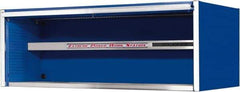 EXTREME TOOLS - Tool Storage Workstation - 72" Wide x 30" Deep x 26-3/8" High, 11 Gauge Steel, Blue - Exact Tool & Supply