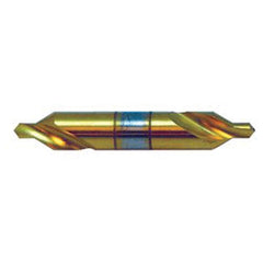 ‎#1 × 1-1/4″ OAL 90 Degree HSS Plain Combined Drill and Countersink TiN