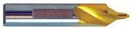 #18 x 3 OAL 60° HSS Combined Drill & Countersink-TiN Coated - Exact Tool & Supply