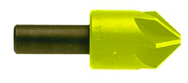 3 60° 6 Flute High Speed Steel Countersink-TiN - Exact Tool & Supply