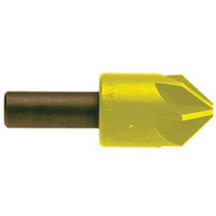 1/4 × 120 DEG CO 6FL C/SINK-TIN - Exact Tool & Supply