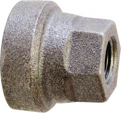 Made in USA - Size 2-1/2 x 2", Class 125, Cast Iron Black Pipe Reducing Coupling - 175 psi, FPT End Connection - Exact Tool & Supply