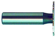 1-1/2" Dia. - HSS - Woodruff Slotting Shank Type Cutter - Exact Tool & Supply