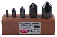 60 DEG 3FL 5PC CENTER REAMER SET CO - Exact Tool & Supply