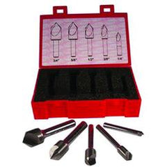 5 PC SET 82D 1FL CARB CSINK - Exact Tool & Supply