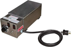 Valad Electric Heating - 12" Long x 6 Wide x 6" High, 220 Volt Hot Plate - 100 to 550°F, 1 Burner, Aluminum Plate, 1000 Watt, 4 Amps, 304 Stainless Steel Base - Exact Tool & Supply