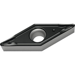 Walter - VCMT221 PF4 Grade WMP20S Carbide Turning Insert - TiCN/Al2O3/TiCN Finish, 35° Diamond, 1/4" Inscr Circle, 1/8" Thick, 1/64" Corner Radius - Exact Tool & Supply