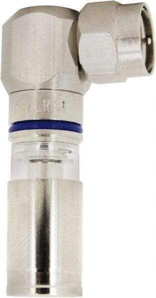 Ideal - Right Angle, RTQ Compression Coaxial Connector - Compatible with RG6 - Exact Tool & Supply