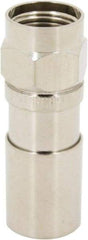 Ideal - Straight, RTQ Compression Coaxial Connector - Compatible with RG6 - Exact Tool & Supply