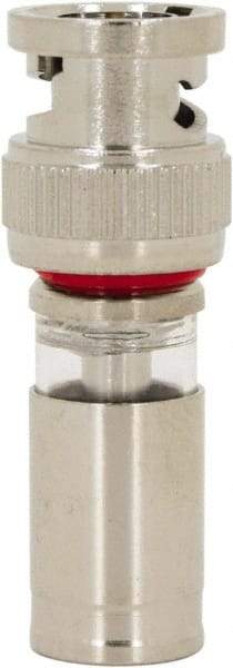 Ideal - Straight, BNC Compression Coaxial Connector - Compatible with RG59, Brass Body - Exact Tool & Supply