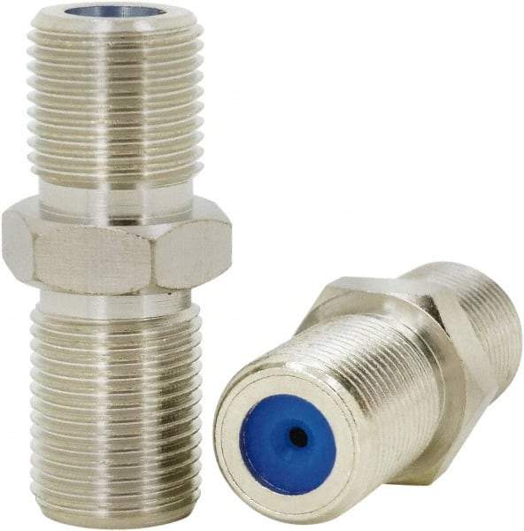 Ideal - 3 GHz, 75 Ohm, Straight, F Type Compression Coaxial Connector - Exact Tool & Supply