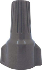 Ideal - 2, 18 to 3, 10 AWG, 600 Volt, Weatherproof, Wing Twist on Wire Connector - Gray & Red, 221°F - Exact Tool & Supply